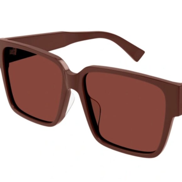 BNWT SS25 BOTTEGA VENETA BURGUNDY SUNGLASSES BV1287SA 003 - Picture 6 of 9